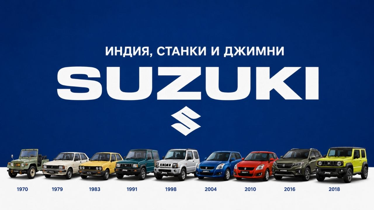 SUZUKI: ТКАЦКИЕ СТАНКИ, ИНДИЯ И САМЫЙ УПРЯМЫЙ ВНЕДОРОЖНИК В МИРЕ